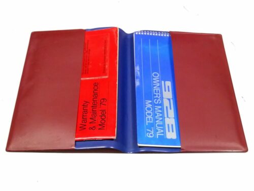1979 porsche 928 owners manual warranty maintenance booklet jacket cover pouch