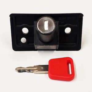 porsche 928 rear upper hatch lid lock latch red huf key 92851290302