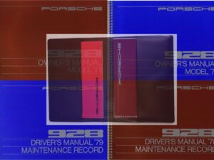 78 79 porsche 928 owners drivers manual wkd467621 wkd467620 wkd468321 wkd468320 460420