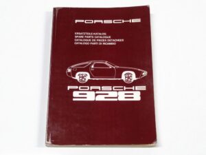 Porsche 928 spare parts catalogue katalog 1977 PET