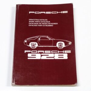 Porsche 928 spare parts catalogue katalog 1977 PET