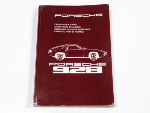 Porsche 928 spare parts catalogue katalog 1977 PET