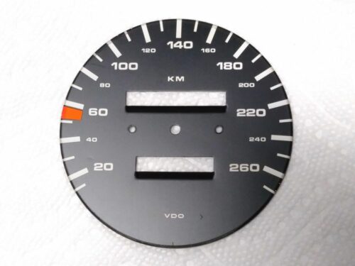 porsche vdo 260kph speedometer gauge face
