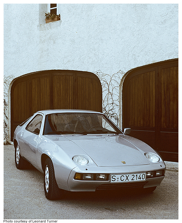 Porsche press launch 1977 leonard turner pano
