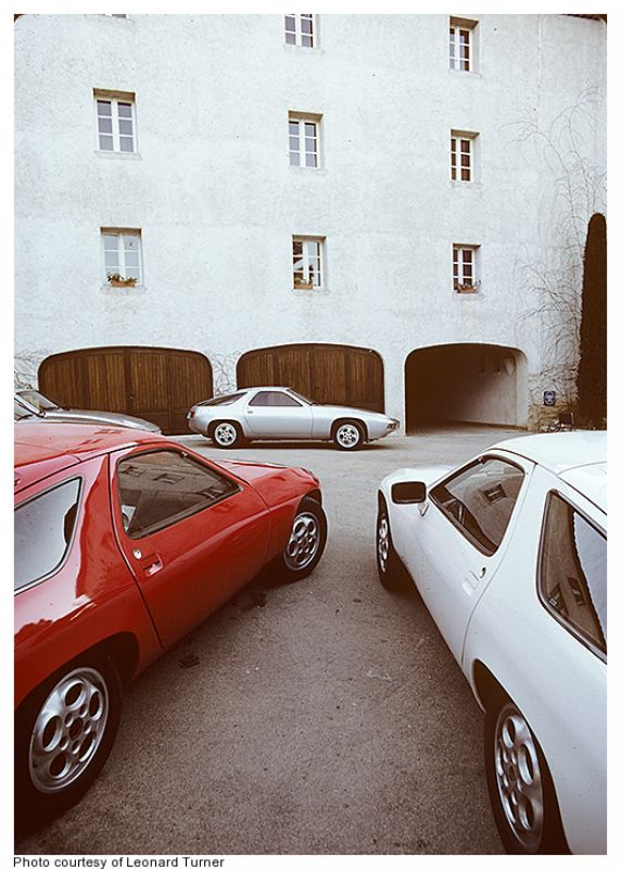 porsche 928 press launch leonard turner pano april 1977