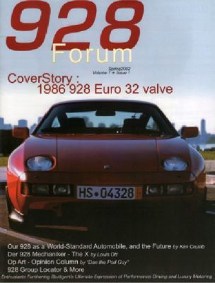porsche 928 forum magazine 1