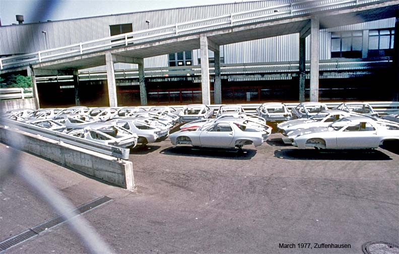 porsche 928 zuffenhausen werks factory 1977