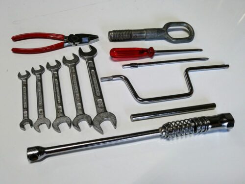 porsche 928 s4 gts tool kit toolkit set selected special wrench red screwdriver klein hapewe
