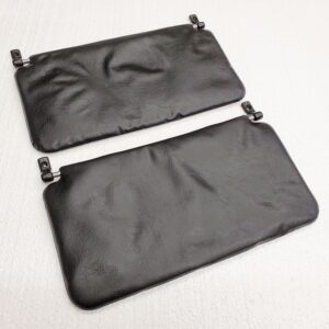 78 79 porsche 928 rear sun visor black vinyl leatherette