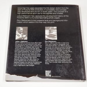 porsche-928-parts (659) 1977 porsche project projekt 928 hardcover book first edition julius weitmann rico steinemann motorbuch verlag rare collectible