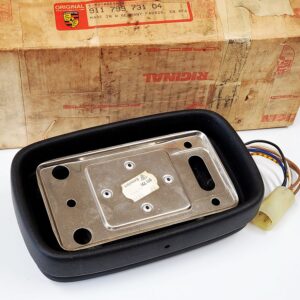 porsche 928 911 carrera 930 turbo 944 931 left flag mirror motor housing frame rime bezel new nos 91179973104 91173102705