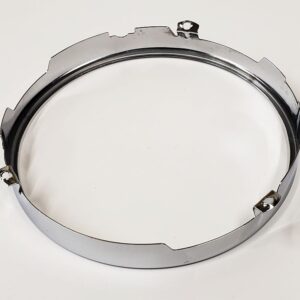 Porsche 901 911 912 928 930 retaining trim ring 7 sealed beam headlight chrome stainless steel hella 9016311020