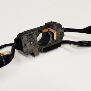porsche-928-parts (887) porsche 928 steering column combination switch stalk turn signal high low beam wiper washer cruise control english horn contact cancel 92861310106