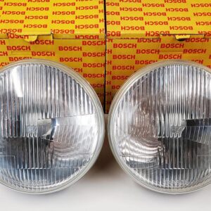 bosch porsche 928 euro row 8 h4 headlight headlamp new lhd left hand drive 92863110100 92863110103 928-631-101-03