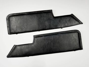 porsche 928 door panel insert trim left right black vinyl leatherette 92855505103 92855505203 05T