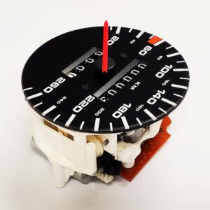 porsche 928 260kph metric kilometer speedometer odometer gauge instrument panel 928641967