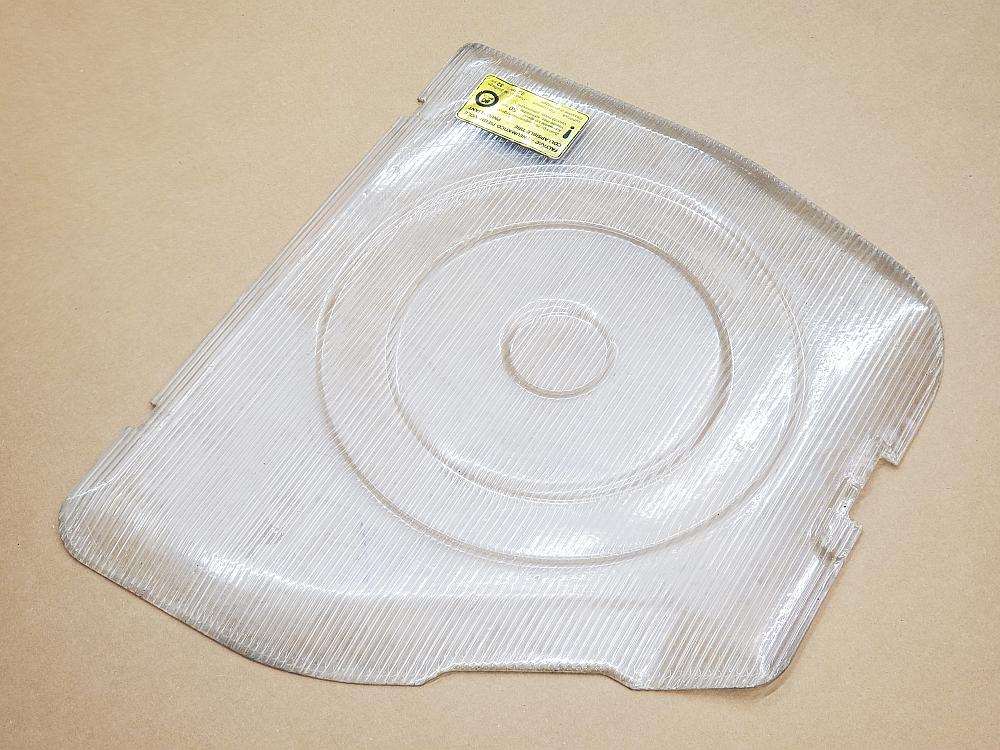 80 81 82 porsche corrugated clear plastic spare tire cover 92855604502 03