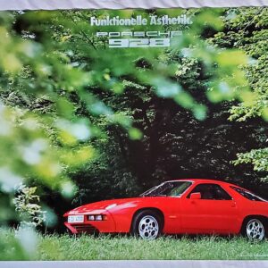1978 porsche 928 poster functional aesthetics funktionelle asthetik artwork enwurf erich strenger werbeagentur germany