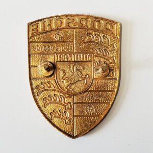 porsche red bar crest hood badge emblem AR 90155921020